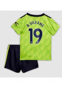 Fotbalové Dres Manchester United Raphael Varane #19 Dětské Třetí Oblečení 2022-23 Krátký Rukáv (+ trenýrky)